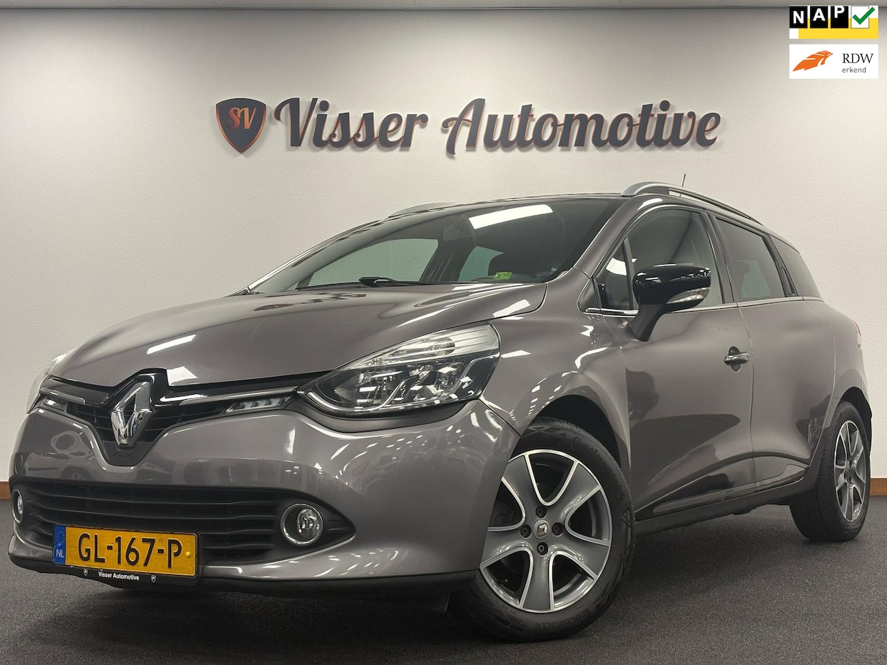 Renault Clio Estate - 0.9 TCe*Nationale Auto Pas*NAP*Cruise-Control*Navi*Trekhaak*PDC - AutoWereld.nl