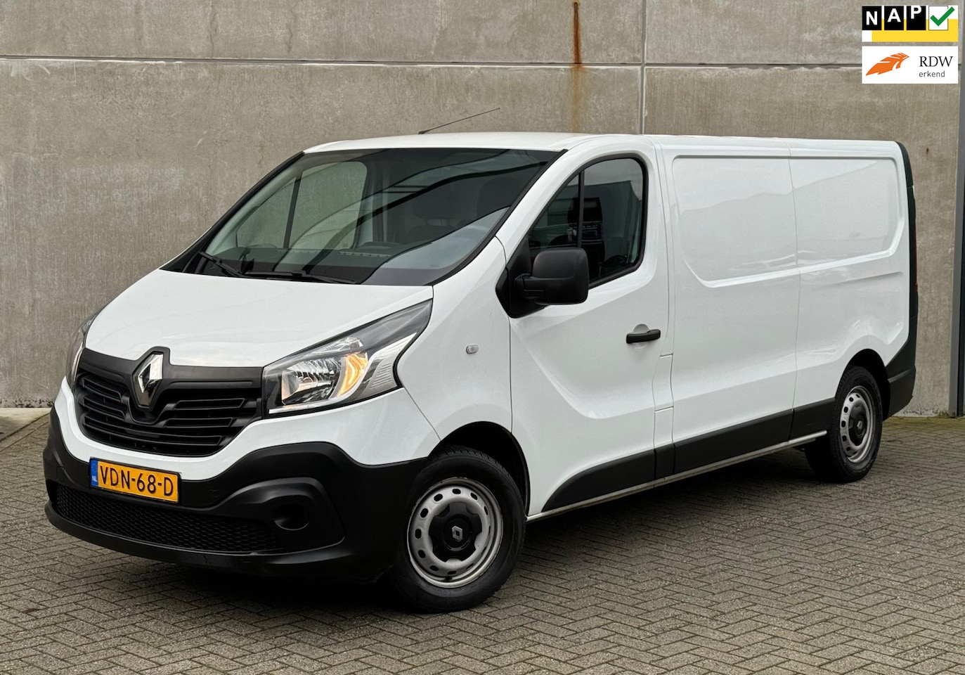 Renault Trafic - 1.6 dCi L2H1 2019 Wit 3-ZITS NAP AIRCO - AutoWereld.nl