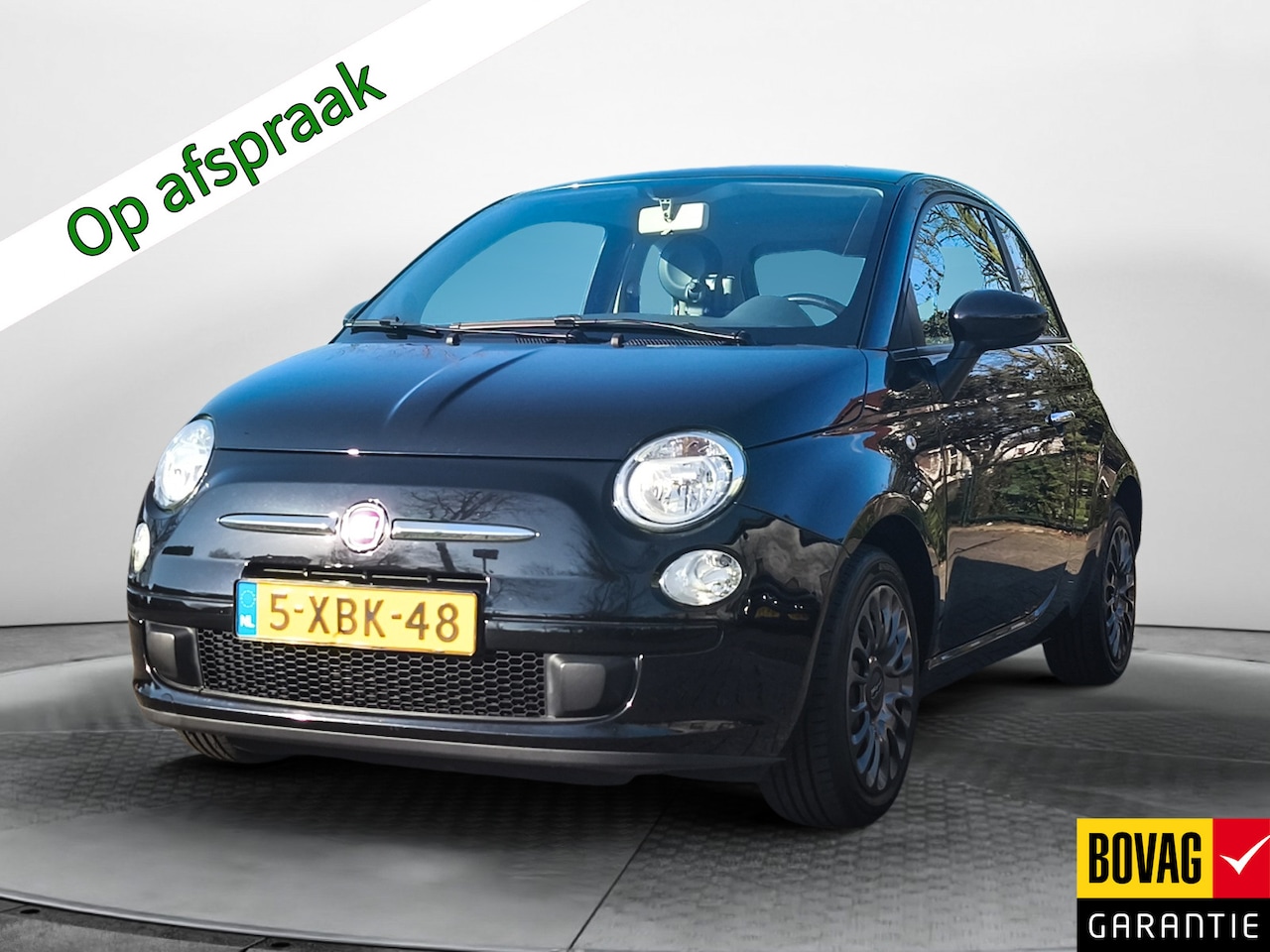 Fiat 500 - 1.0 TwinAir Pop (60 PK) Keurig-Onderh. BOVAG-Garantie. NL-Auto. Navigatie, Parkeersensoren - AutoWereld.nl