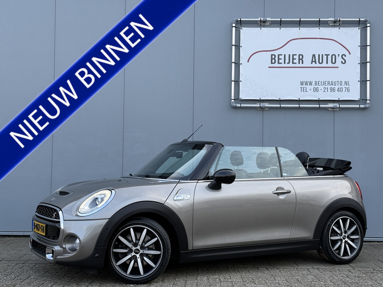 MINI Cabrio - Mini 2.0 Cooper S Chili Serious Business Camera/Keyless/Harman Kardon - AutoWereld.nl