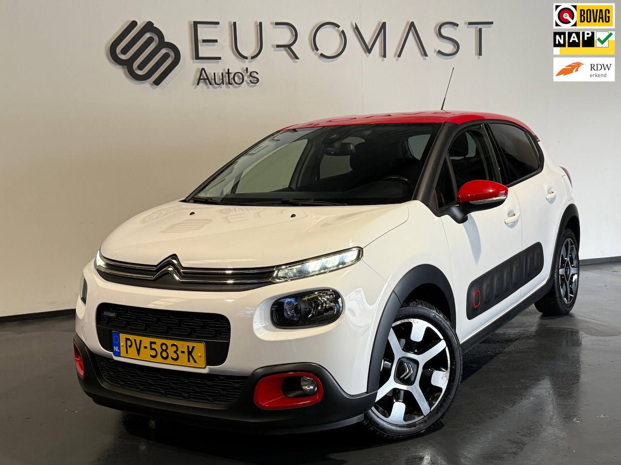 Citroën C3 - 1.2 PureTech S&S Shine Navi Cruise Pdc Nap Nieuwe Apk - AutoWereld.nl