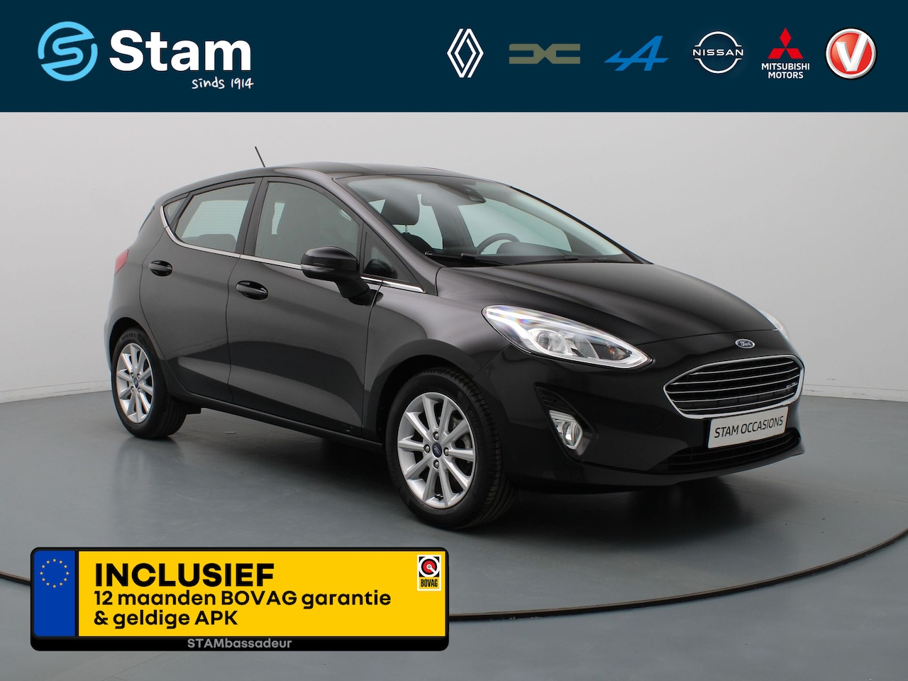 Ford Fiesta - 94pk EcoBoost Titanium Cruise | Climate | Carplay | Parkeersens. achter | 16" Velgen - AutoWereld.nl