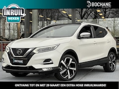 Nissan Qashqai - 1.2 DIG-T 115 X-Tronic Tekna + Automaat | Trekhaak | 360° Camera | Panoramadak | Navigatie