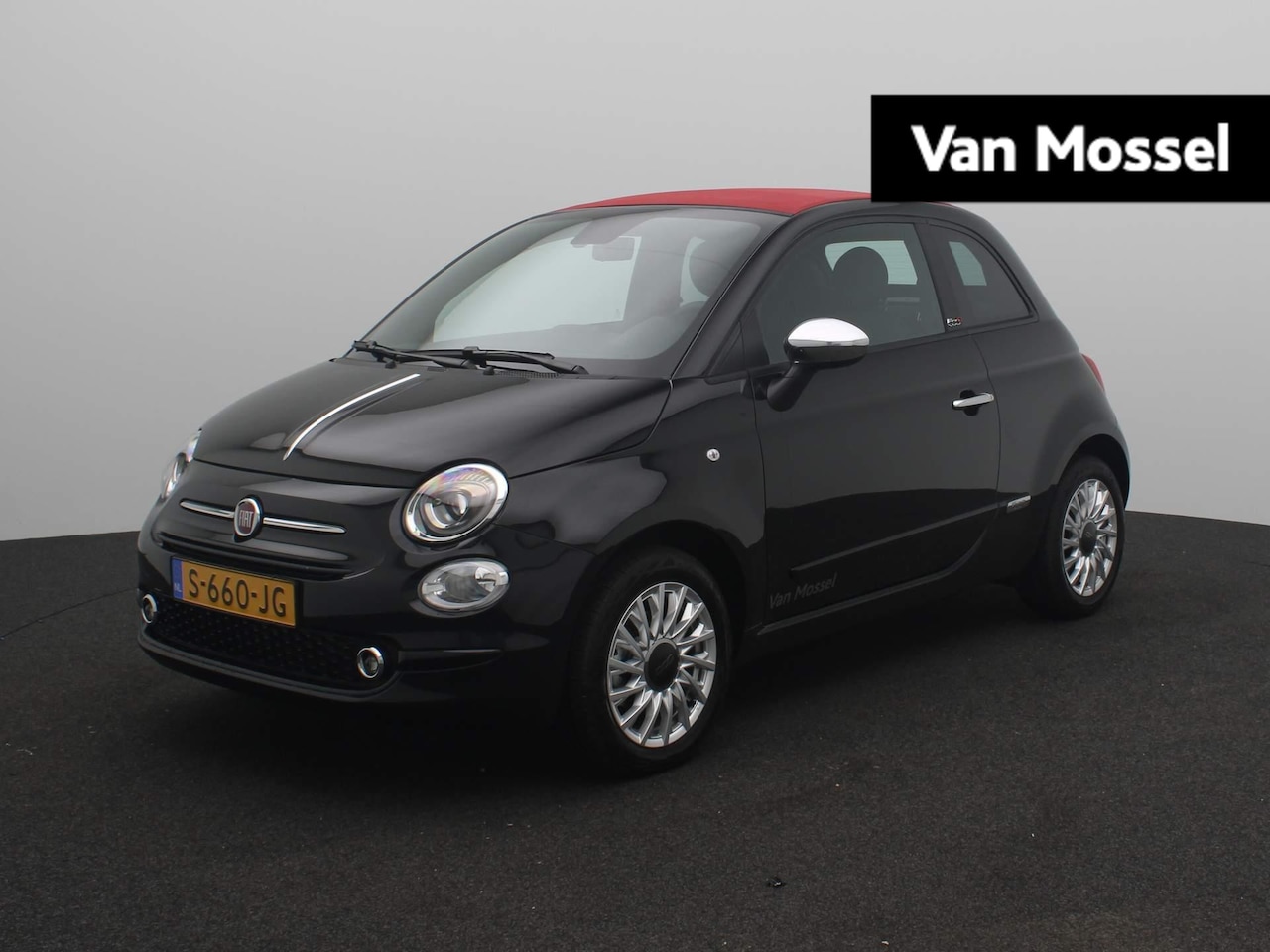 Fiat 500 C - 1.0 Hybrid Club | Carplay | Parkeersensoren | Airco | 15"Lichtmetalen velgen | - AutoWereld.nl