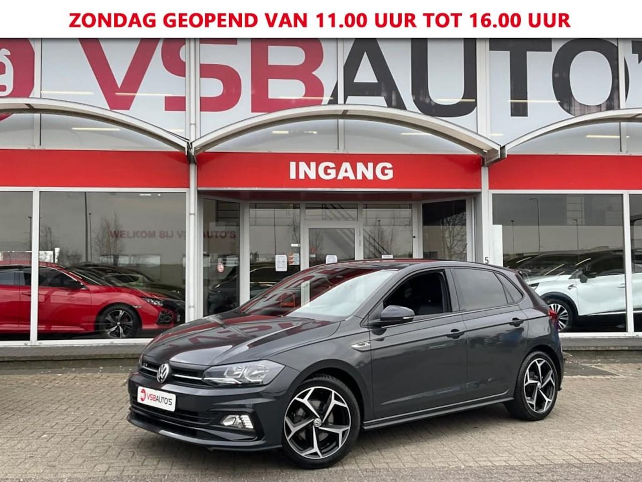 Volkswagen Polo - 1.0 TSI AUT. 115PK R-LINE DIGITALE-TELLER NAVI CAMERA AIRCO LMV - AutoWereld.nl