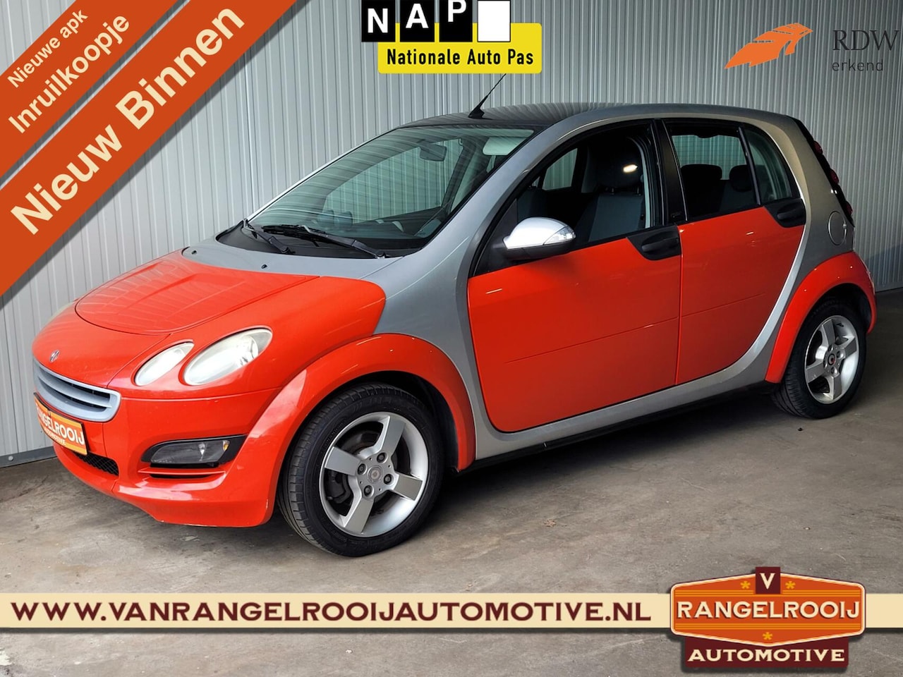 Smart Forfour - 1.1 Spring Edition I 1.1 Spring Edition I, lm velgen, airco, panoramadak - AutoWereld.nl