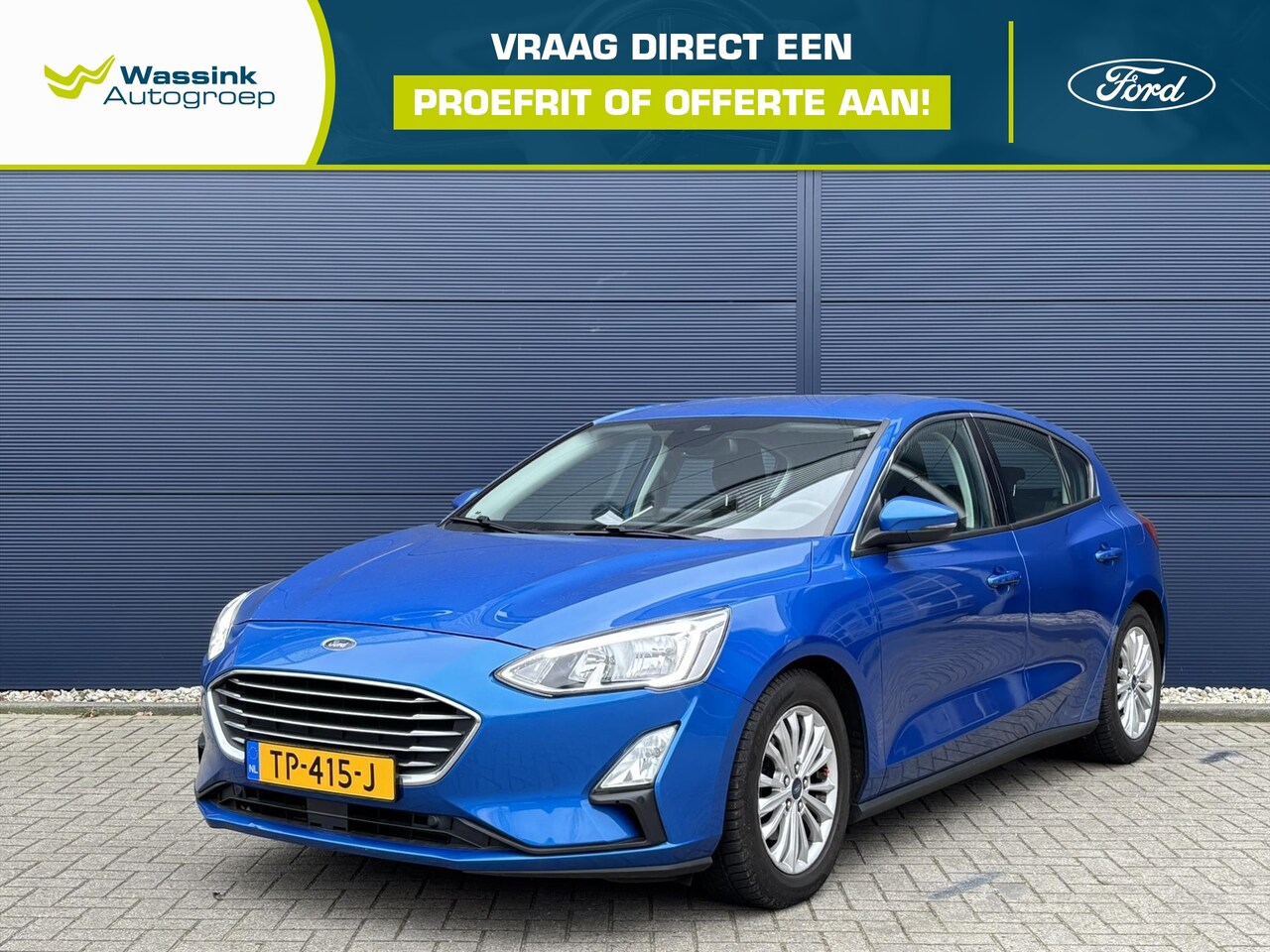 Ford Focus - 1.0 EcoBoost 125pk Titanium Business | Parkeersensoren | Navigatie | Cruise control - AutoWereld.nl