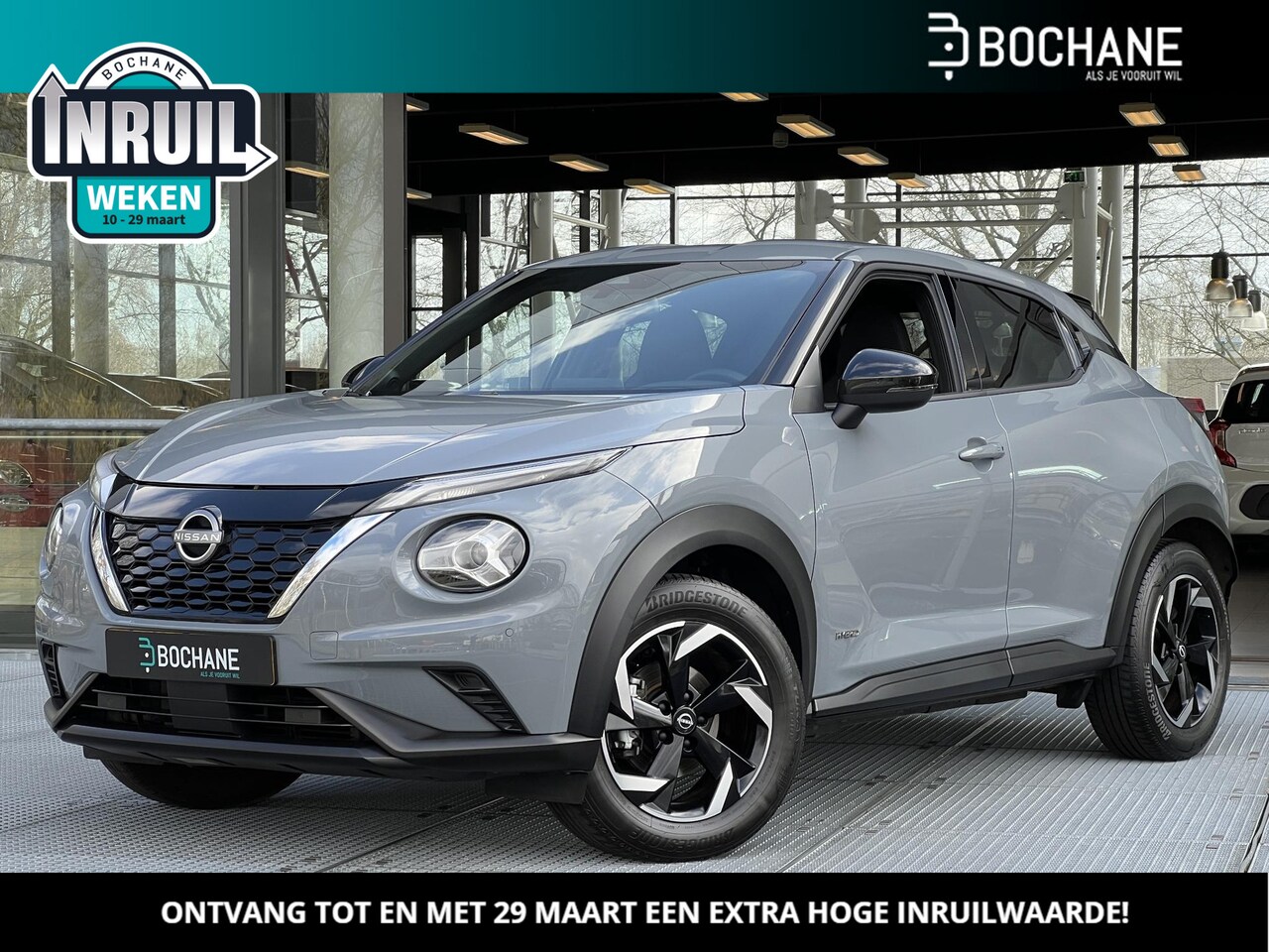 Nissan Juke - 1.6 Hybrid N-Connecta Automaat | Achteruitrijcamera | Apple Carplay | Cruise Control - AutoWereld.nl