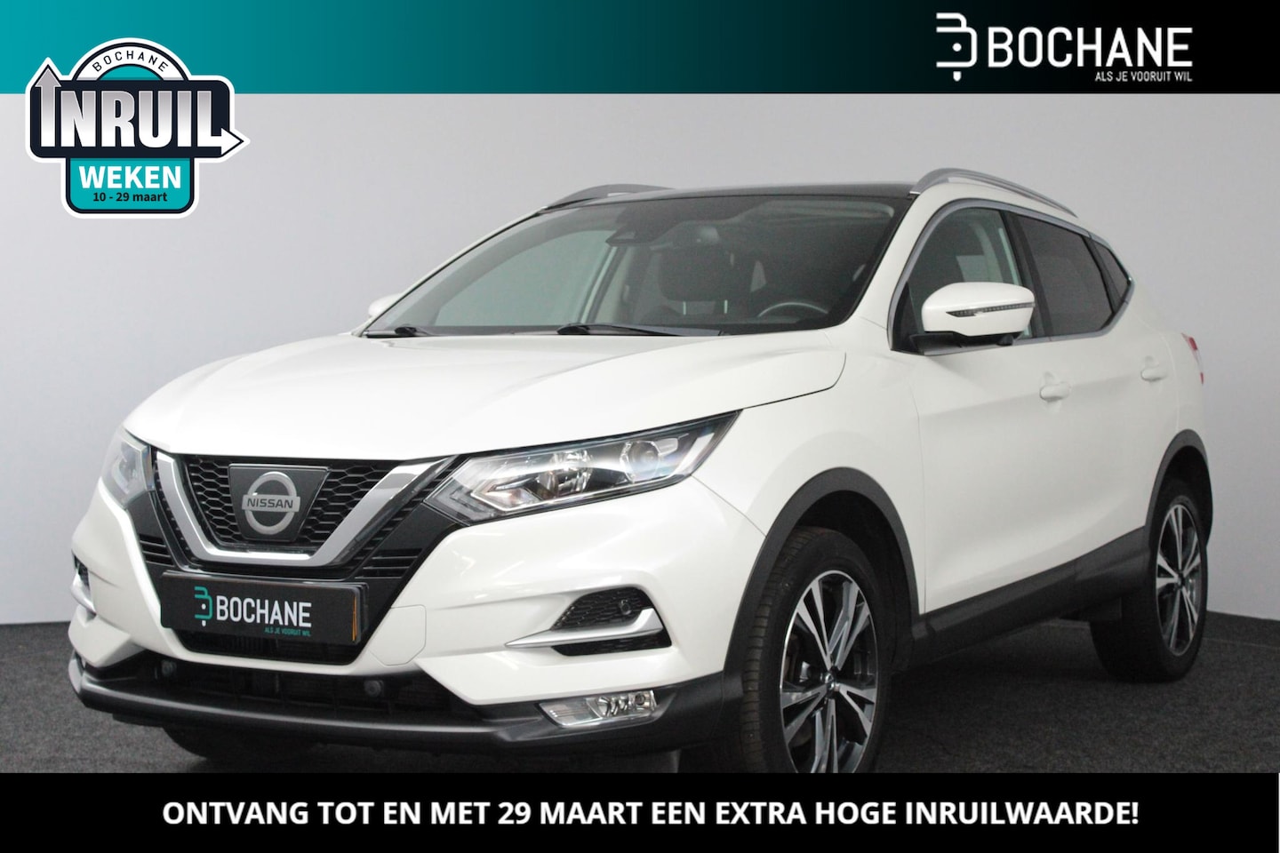 Nissan Qashqai - 1.2 DIG-T 115 N-Connecta | Panoramadak - AutoWereld.nl