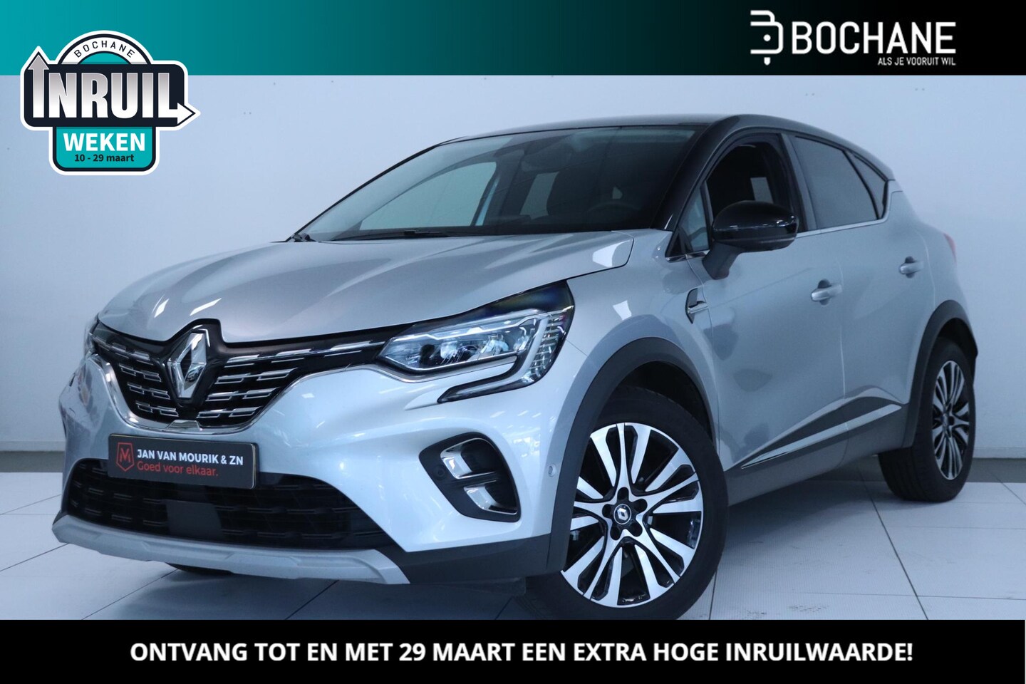 Renault Captur - 1.3 Mild Hybrid 160 EDC Iconic Automaat | BOSE Audio | Leder | 360° Camera | - AutoWereld.nl