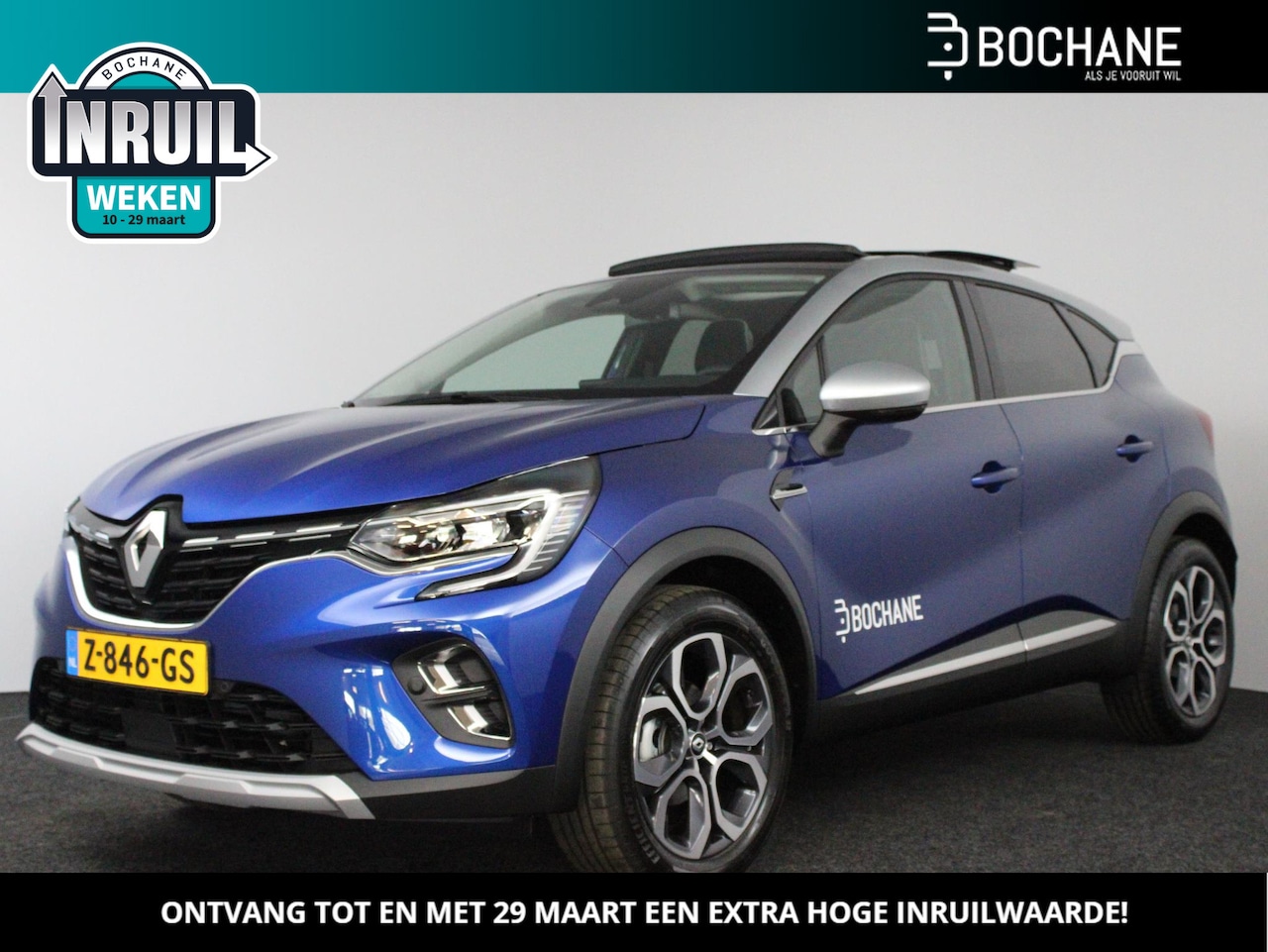 Renault Captur - 1.0 TCe 90 Techno | Panoramadak | Cruise Control Adaptief | Stoelverwarming - AutoWereld.nl