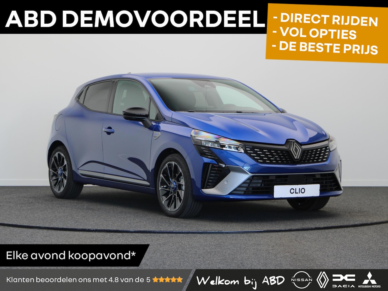 Renault Clio - E-Tech Full Hybrid 145pk esprit Alpine | Adaptieve cruise control | Digitaal dashboard | - AutoWereld.nl