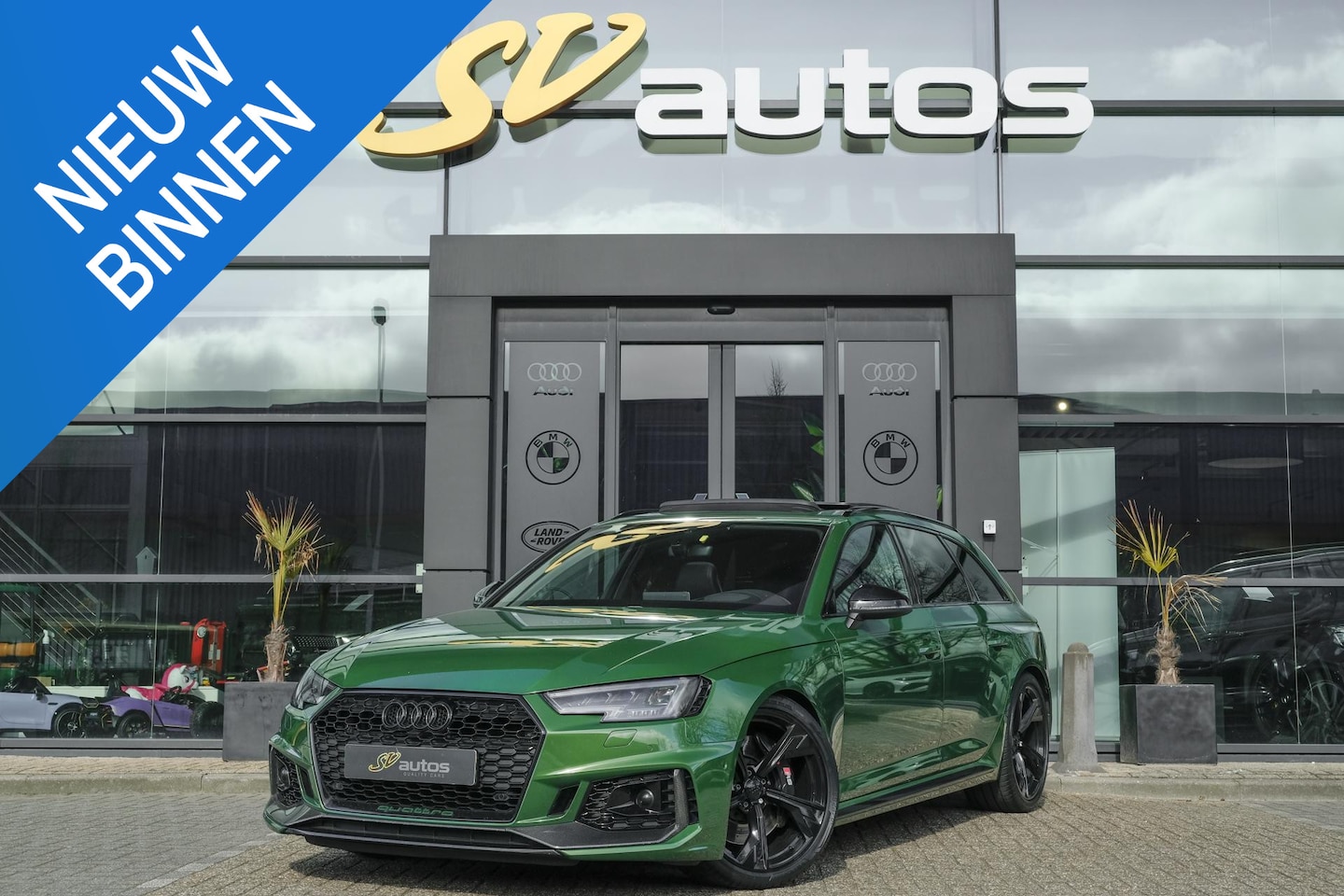 Audi RS4 - Avant 2.9 TFSI 450pk Quattro Panoramadak Schaalstoelen Carbon in-exterieur Trekhaak Head-u - AutoWereld.nl