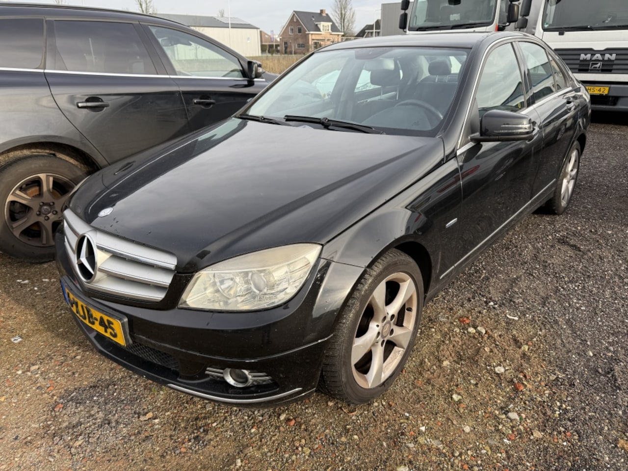 Mercedes-Benz C-klasse - C250 CDI Sedan 2009 Zwart Motorschade - AutoWereld.nl