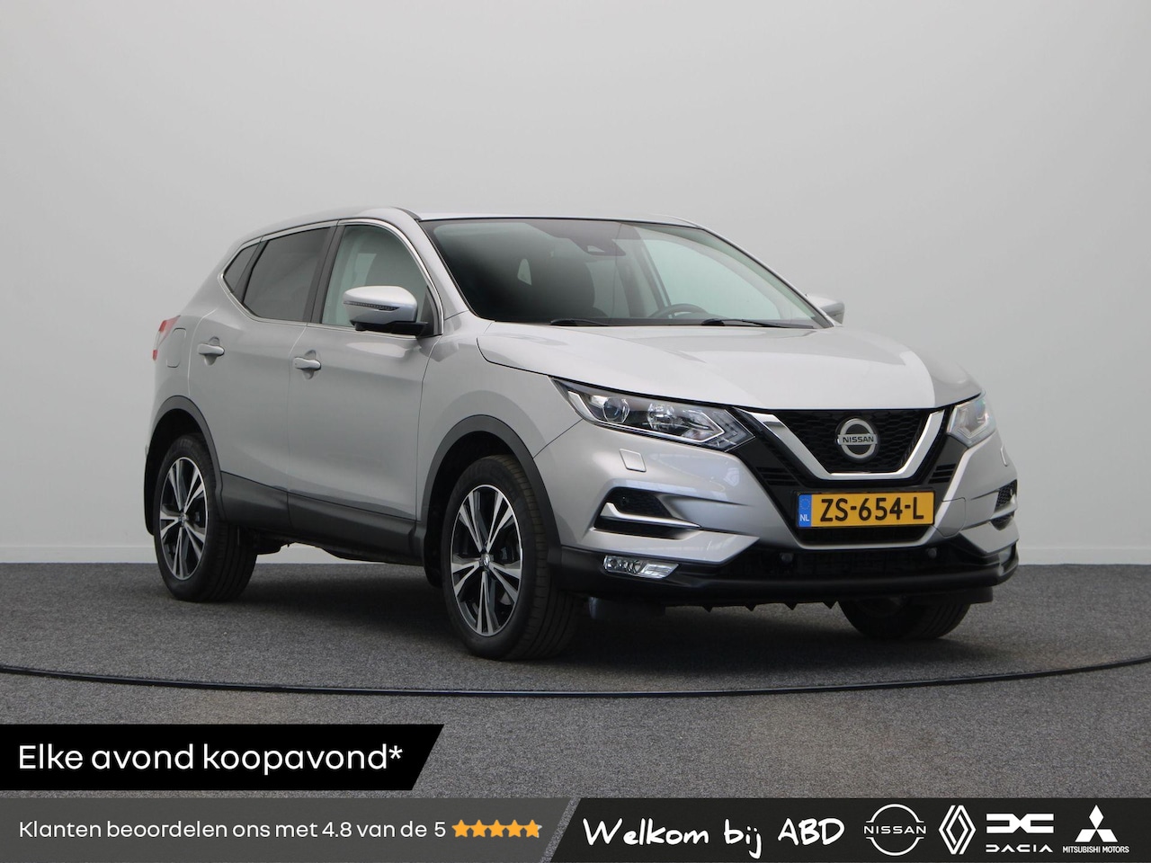 Nissan Qashqai - 1.3 DIG-T N-Connecta | Rondomzicht Camera | Afneembare Trekhaak | Stoelverwarming | - AutoWereld.nl