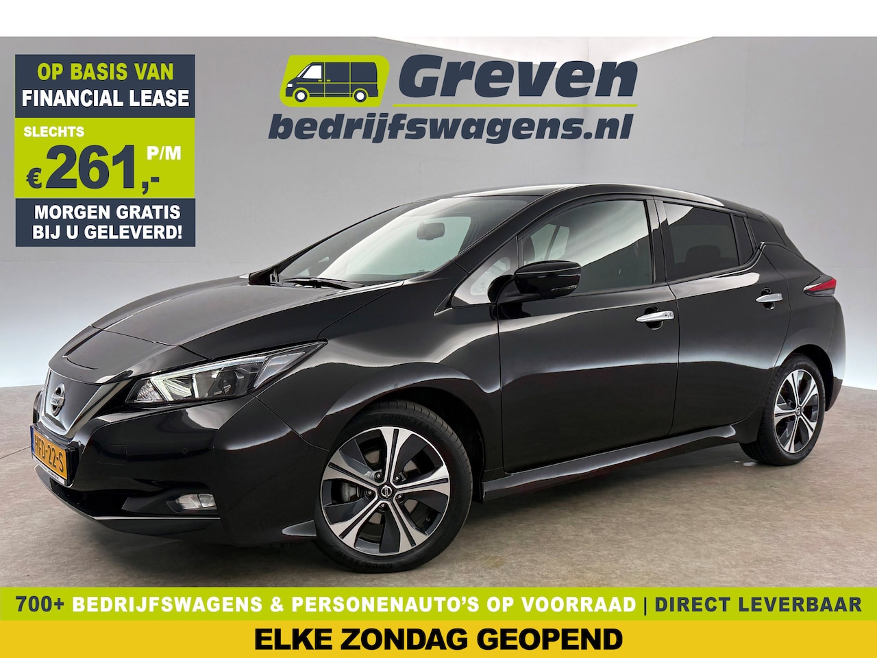 Nissan LEAF - N-Connecta 40 kWh 150PK Elektrisch 360Camera Carplay Cruise Clima LED Navi | Stoel/Stuurve - AutoWereld.nl