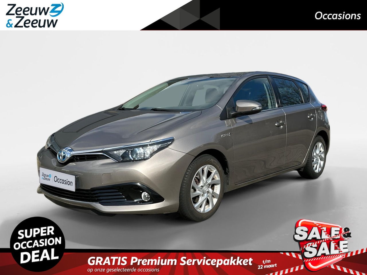 Toyota Auris - 1.8 Hybrid Aspiration Navigatie | Licht metalen velgen | Camera | Bluetooth | 12 maanden B - AutoWereld.nl