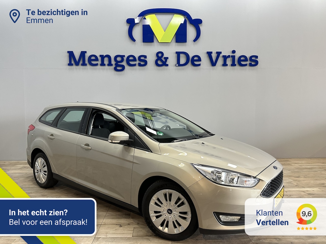 Ford Focus Wagon - 1.5 TDCI Lease Edition 68.000 KM | Automaat | Airco | Cruise Control | Camera | Navigatie - AutoWereld.nl