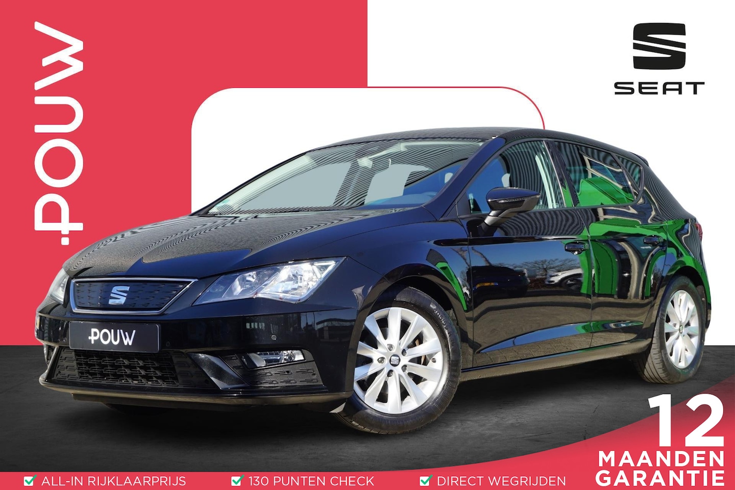 Seat Leon - 1.0 EcoTSI 115pk Style Business Intense | PDC Voor & Achter | Climatronic | FullLink | Cru - AutoWereld.nl