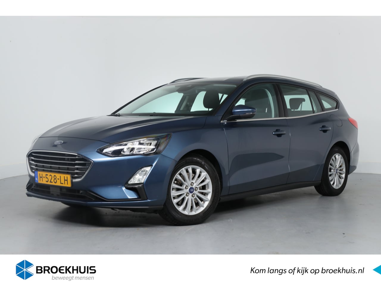 Ford Focus Wagon - 1.0 EcoBoost Titanium Business | Dealer Onderhouden! | 1e Eigenaar! | Trekhaak | Navi | Cl - AutoWereld.nl