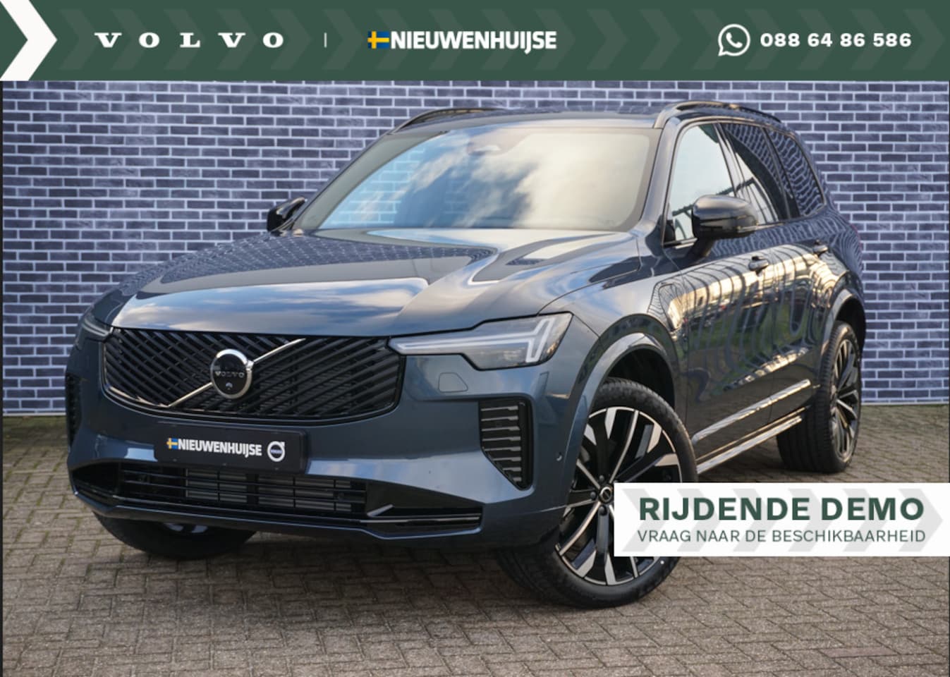 Volvo XC90 - 2.0 T8 Plug-in hybrid AWD Plus Dark | Nieuw model | Panorama Schuifdak | HUD | 360° Camera - AutoWereld.nl