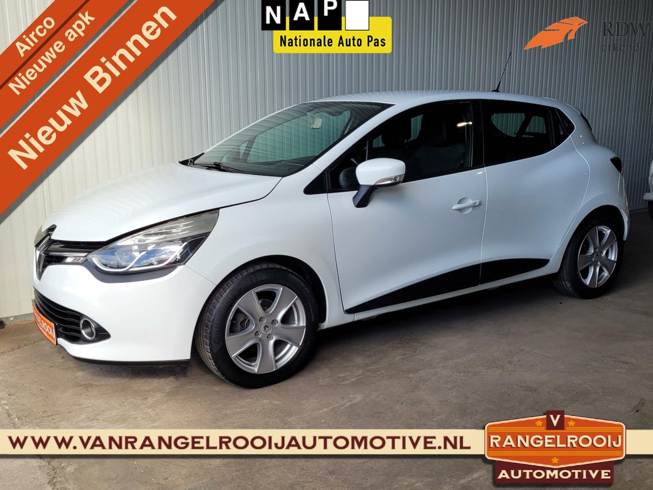 Renault Clio - 1.2 16V 1.2 16V, nw. distributie, airco, pdc, cruise, navi - AutoWereld.nl