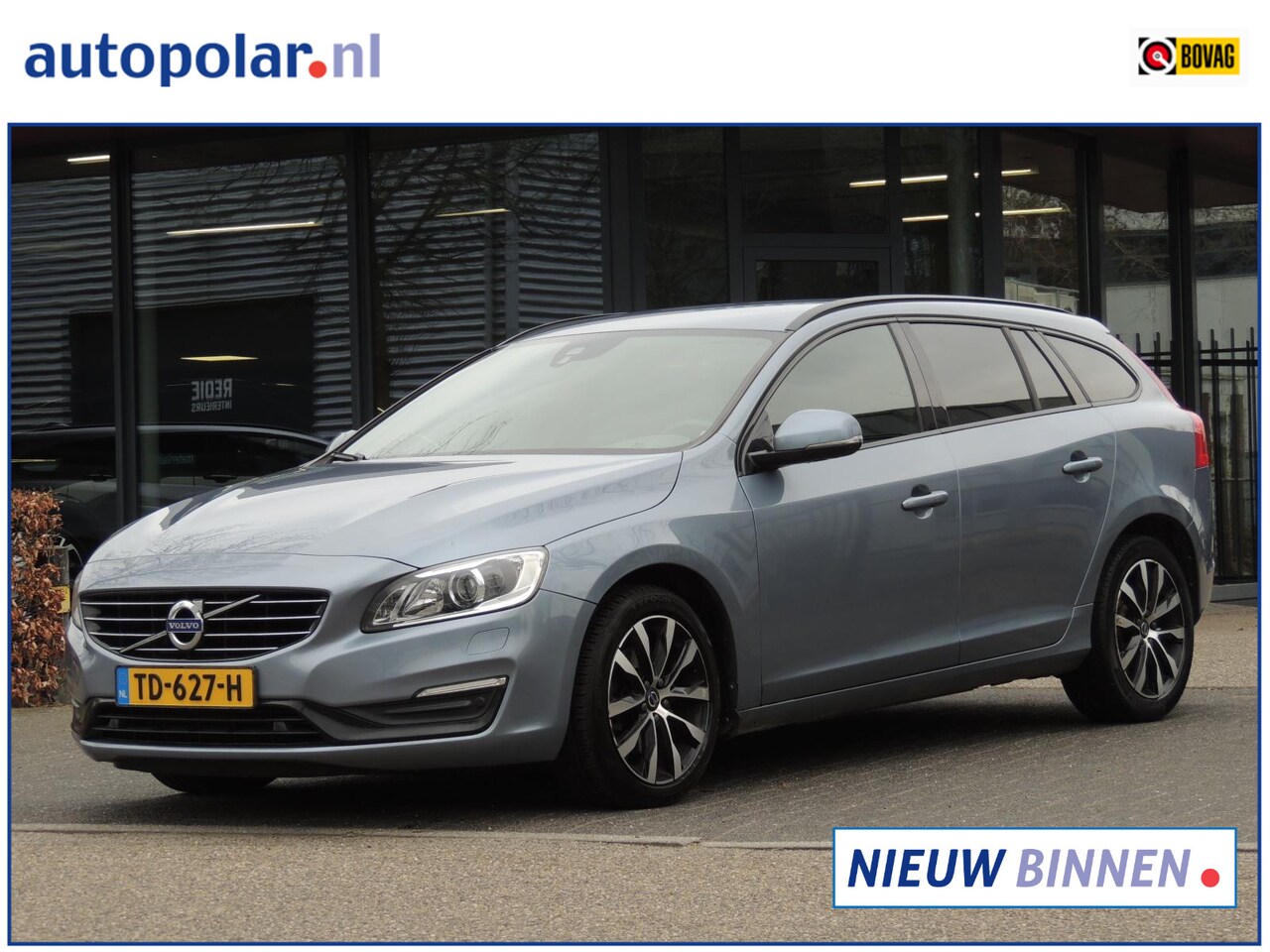 Volvo V60 - 2.0 D3 Polar+ Camera/Stoelverwarming/Leder etc. - AutoWereld.nl