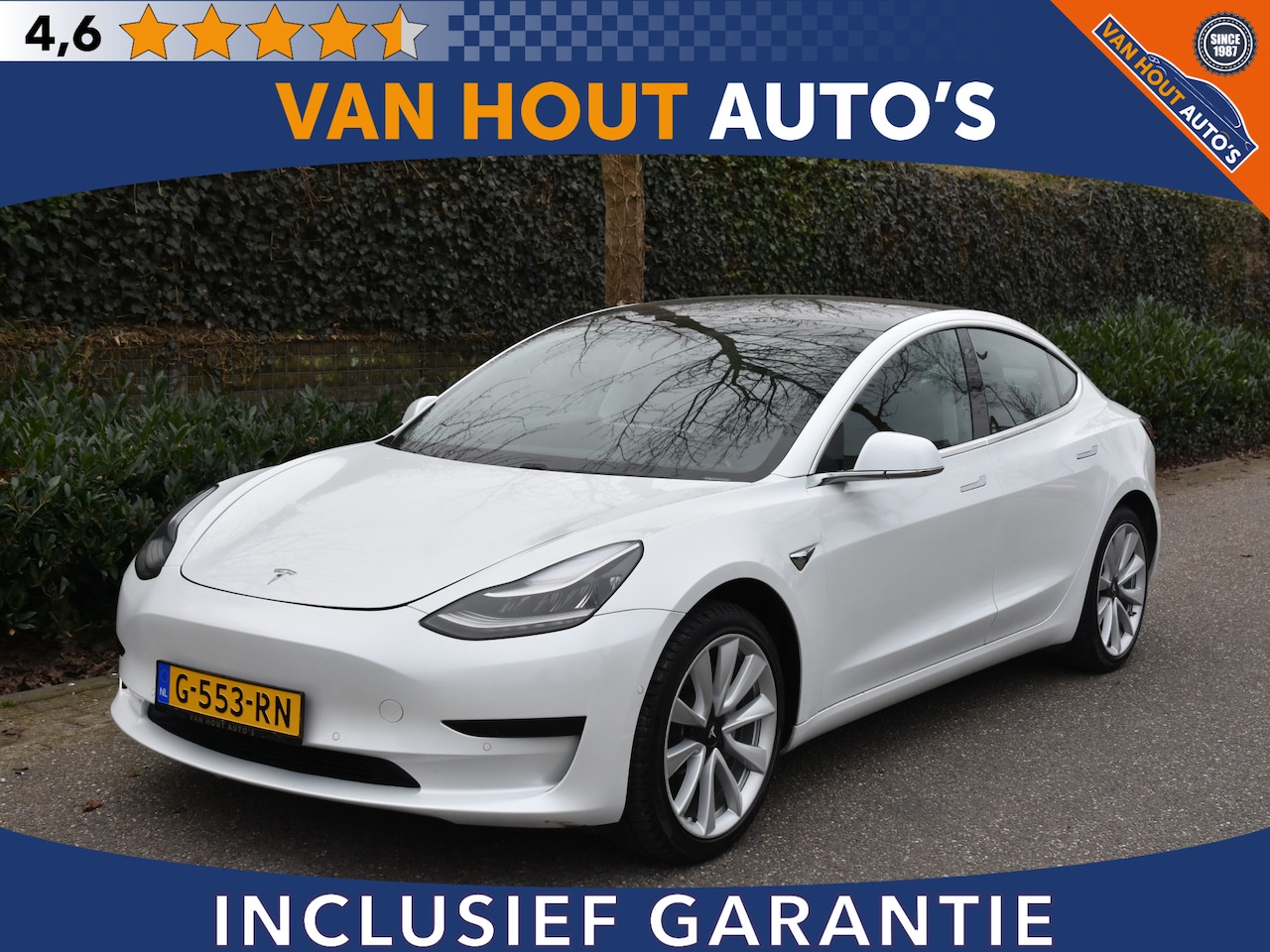 Tesla Model 3 - Standard RWD Plus 60 kWh  | AUTO PILOT | 360 CAMERA - AutoWereld.nl