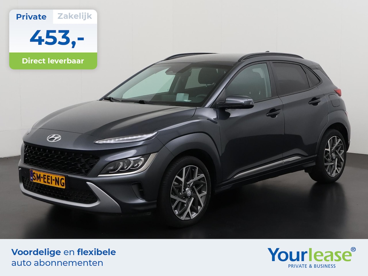 Hyundai Kona - 1.6 GDI HEV Fashion | All-in 453,- Private Lease | Zondag Open! - AutoWereld.nl