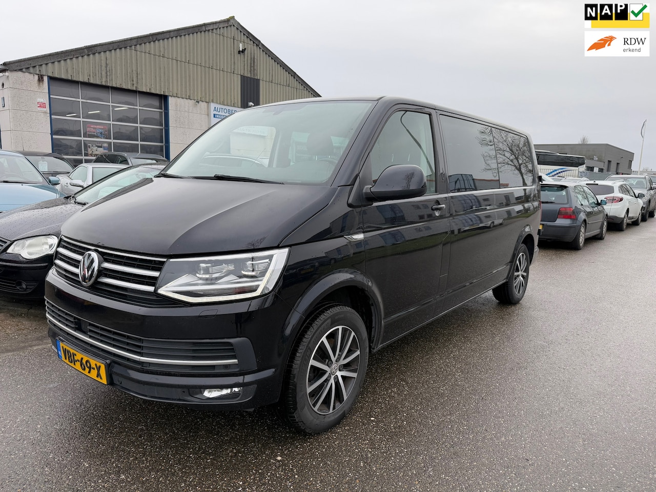 Volkswagen Transporter - 2.0 TDI L2H1 DC Highline Automaat NAV.+ Airco Bj:2019 NAP! - AutoWereld.nl