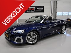 Audi A5 Cabriolet - 35 TFSI S edition 2x S Line Leer/Alcantara Nekverwarming Massage Navigatie Virtueel 360 Ca