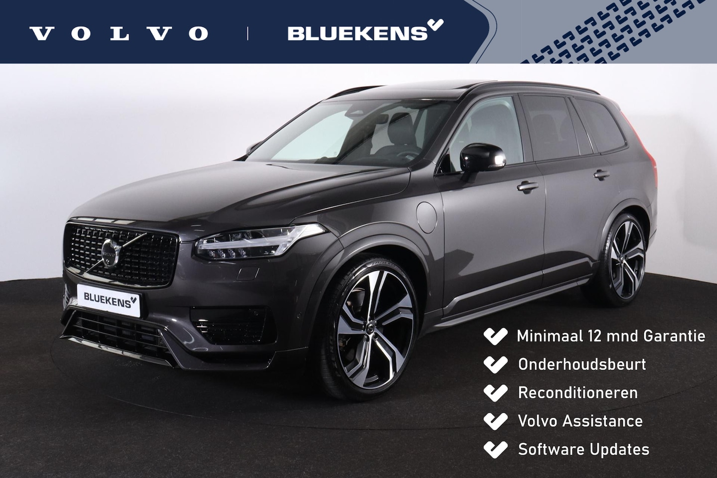 Volvo XC90 - T8 Recharge AWD Ultimate Dark - LONG RANGE - Luchtvering - Panorama/schuifdak - IntelliSaf - AutoWereld.nl