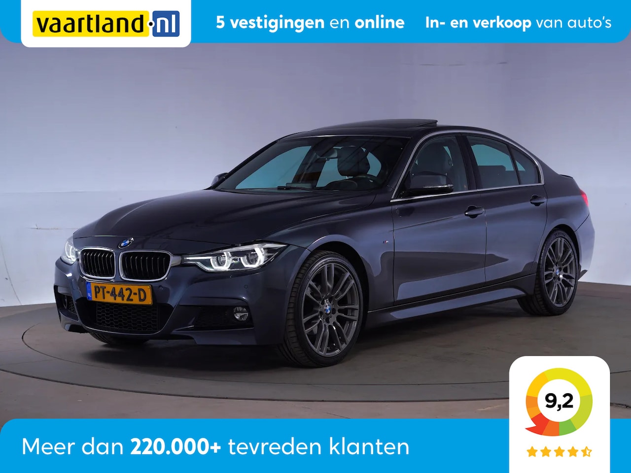 BMW 3-serie - 320i M-Sport High Executive [ Schuifdak Leder Navi pro ] - AutoWereld.nl