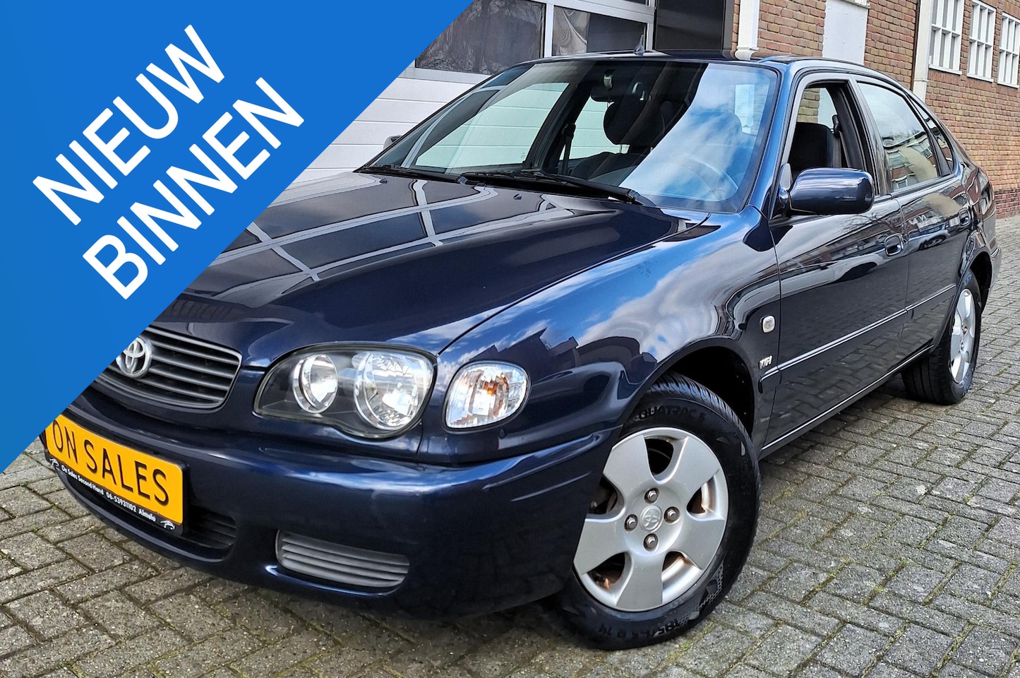 Toyota Corolla - 1.6 VVT-i G6 Terra -Sol 11-2001 Blauw Met Airco Lage Km - AutoWereld.nl