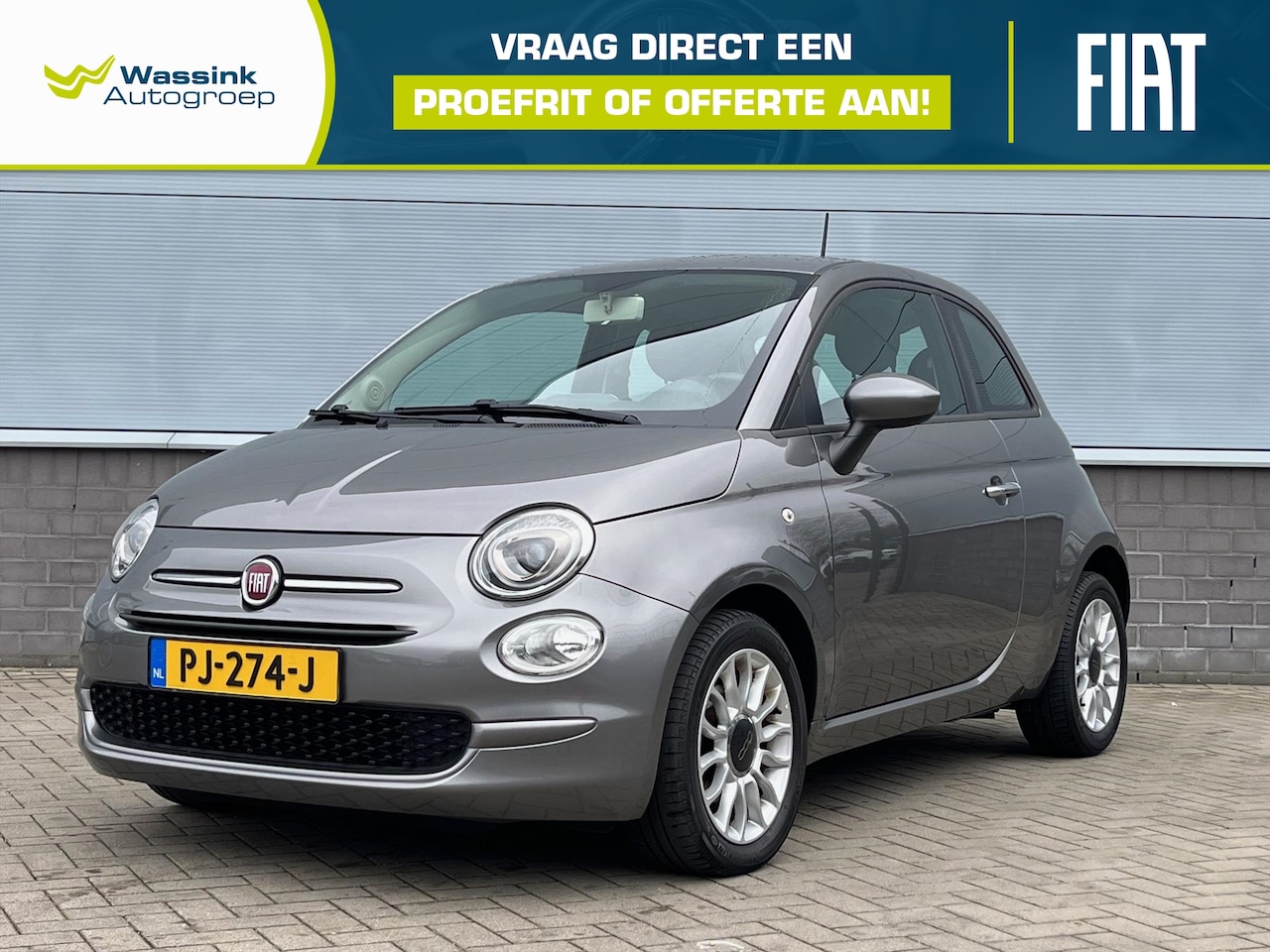 Fiat 500 - TwinAir 60pk Pop | Airco | Start/Stop Systeem | Bandenspanningscontrole | Stuurwielbedieni - AutoWereld.nl