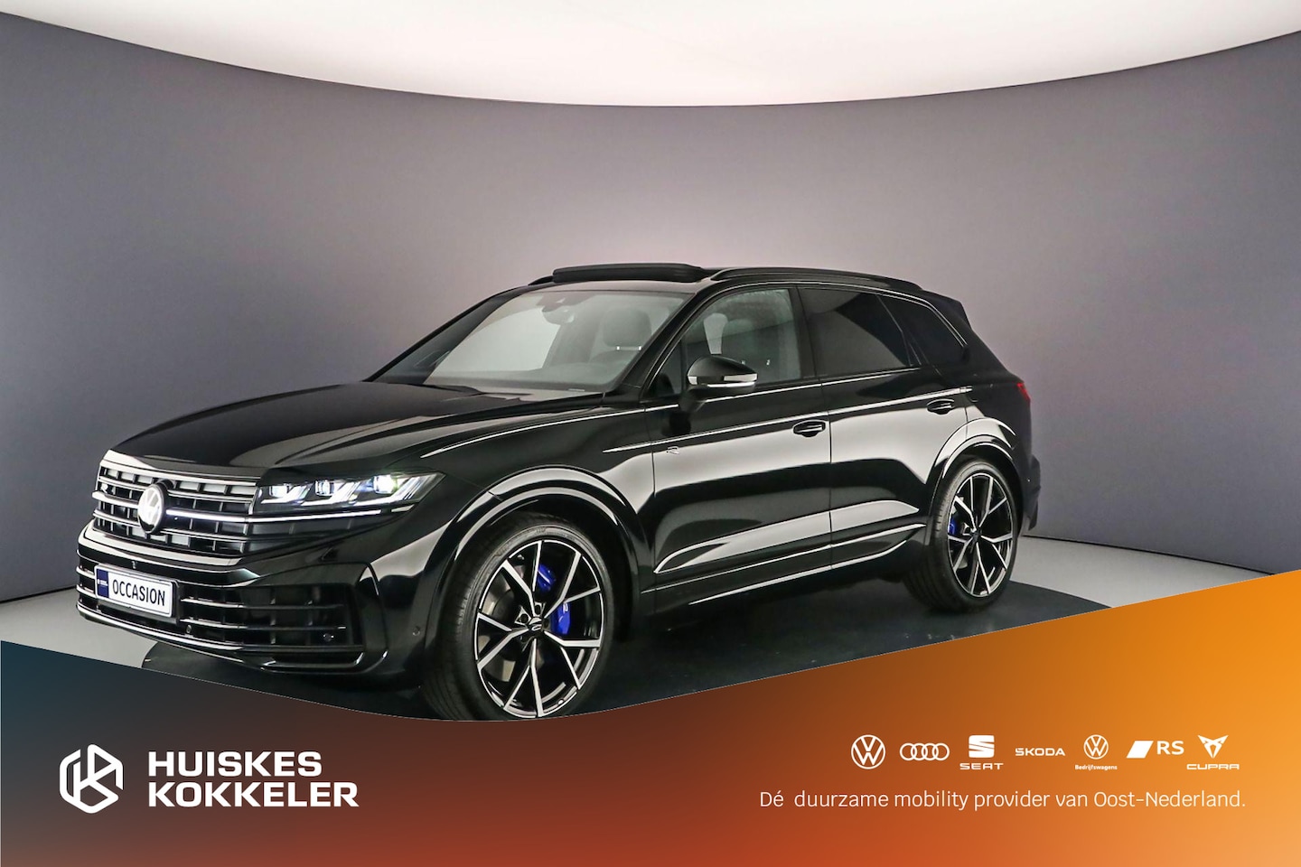 Volkswagen Touareg - R 3.0 TSI eHybrid 462pk Tiptronic Trekhaak, Panoramadak, Head up display, Luchtvering, Ele - AutoWereld.nl