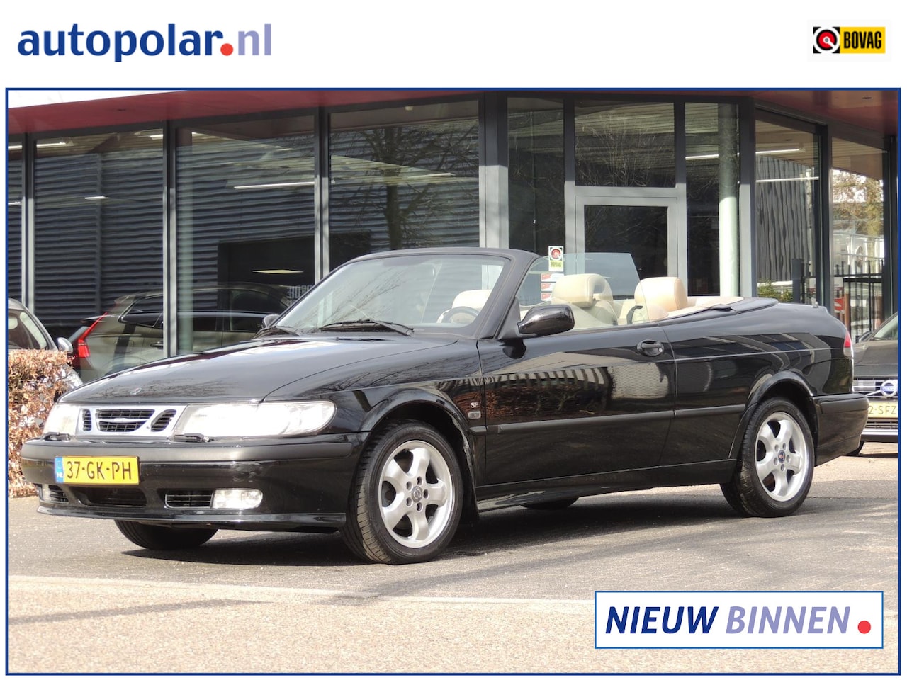 Saab 9-3 Cabrio - 2.0t SE Cruise Control/Stoelverwarming/Leder etc. - AutoWereld.nl