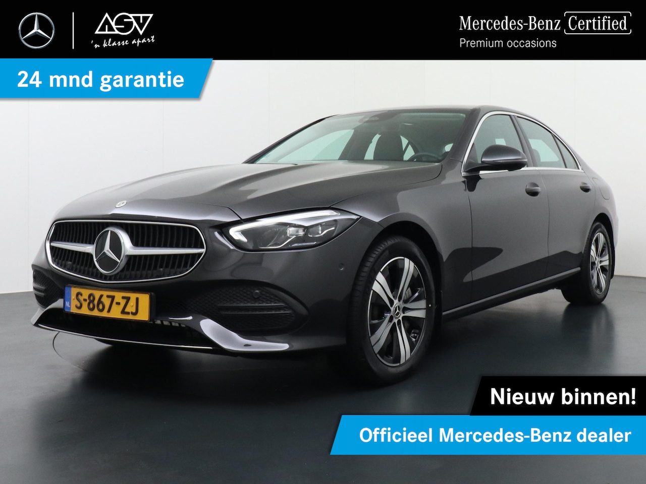 Mercedes-Benz C-klasse - 300 e Luxury Line wegklapbare trekhaak - AutoWereld.nl