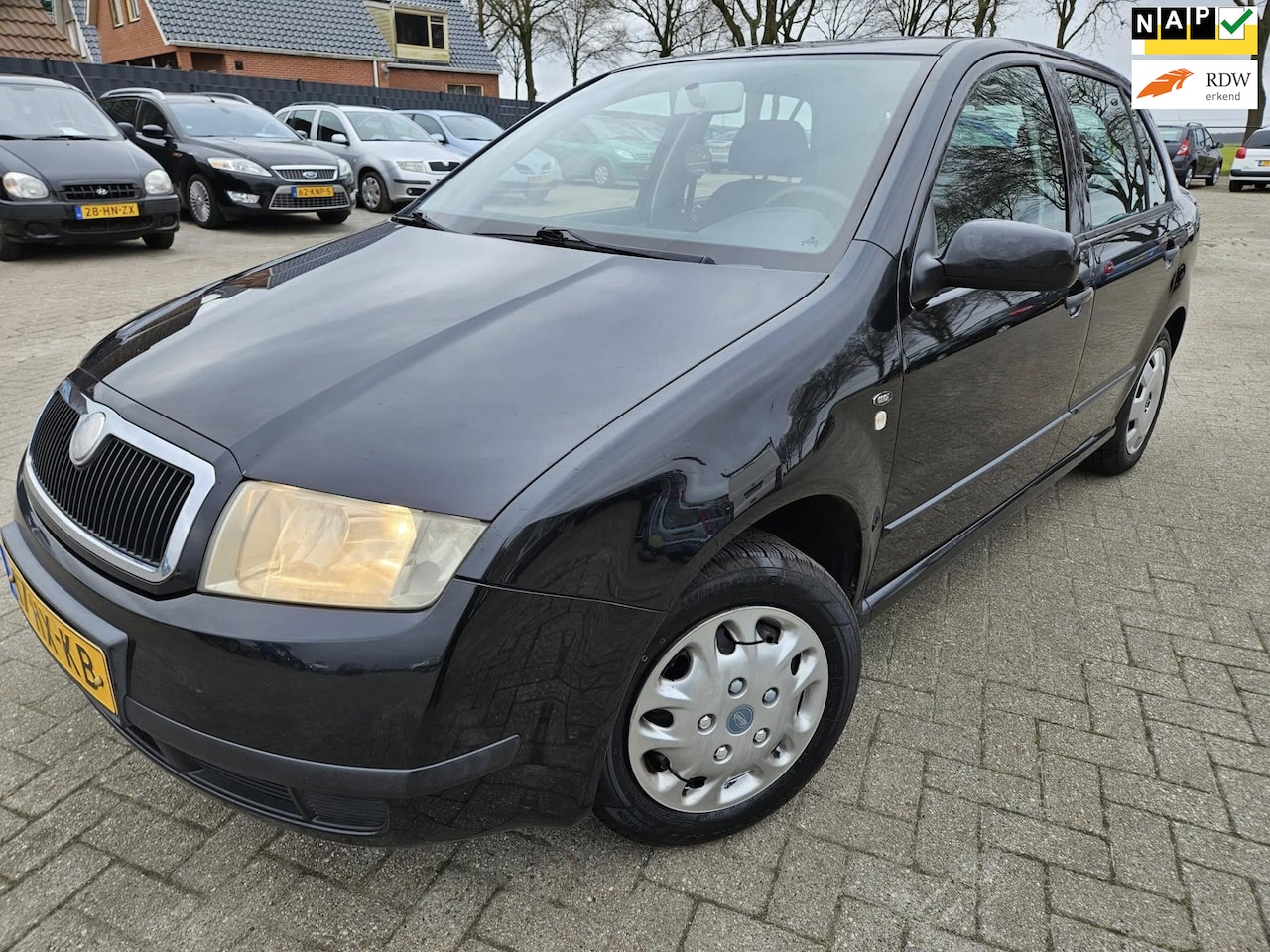 Skoda Fabia - 1.4 Comfort 5Drs. 2002. Airco/Cruise/CV. APK 12-2025 - AutoWereld.nl