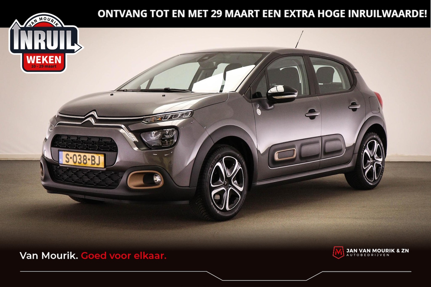 Citroën C3 - 1.2 PureTech C-Series | LED | STOELVERWARMING | DAB | APPLE - AutoWereld.nl