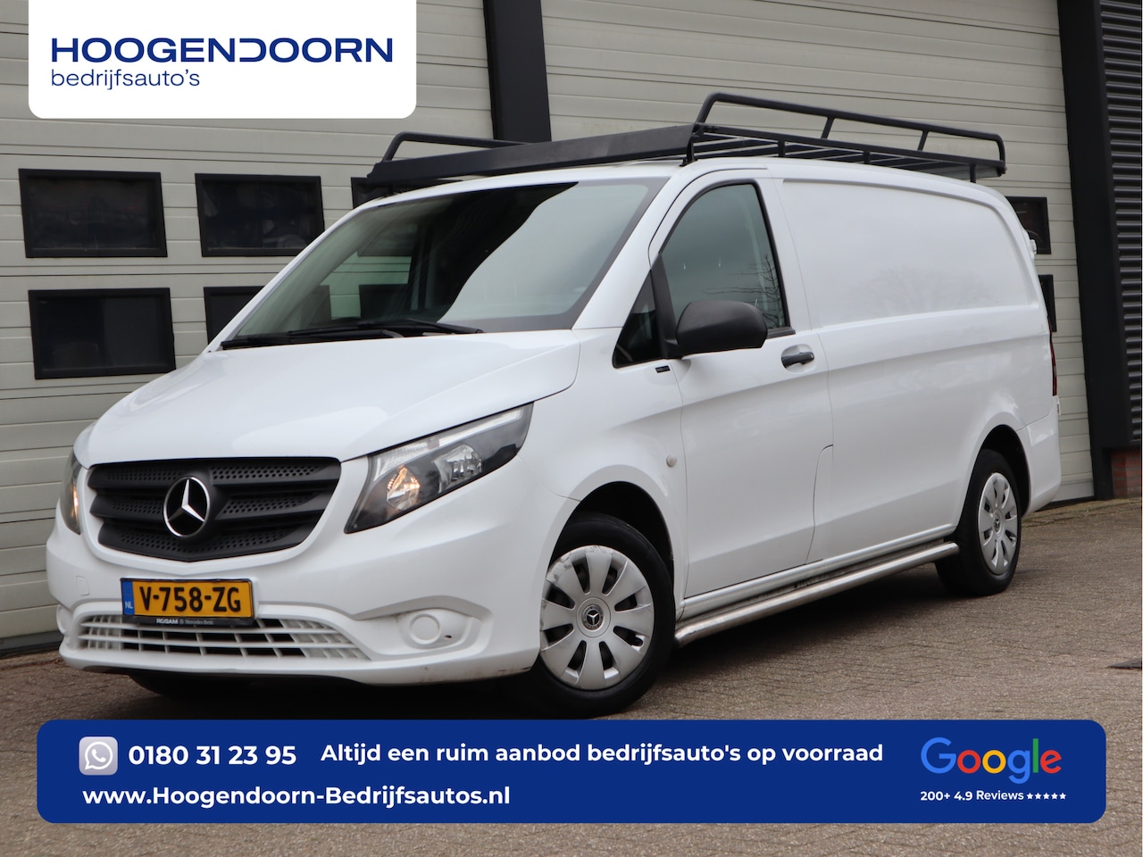 Mercedes-Benz Vito - 114 CDI Euro 6 Automaat Lang L2 - Trekhaak - Imperiaal - A.Deuren - AutoWereld.nl