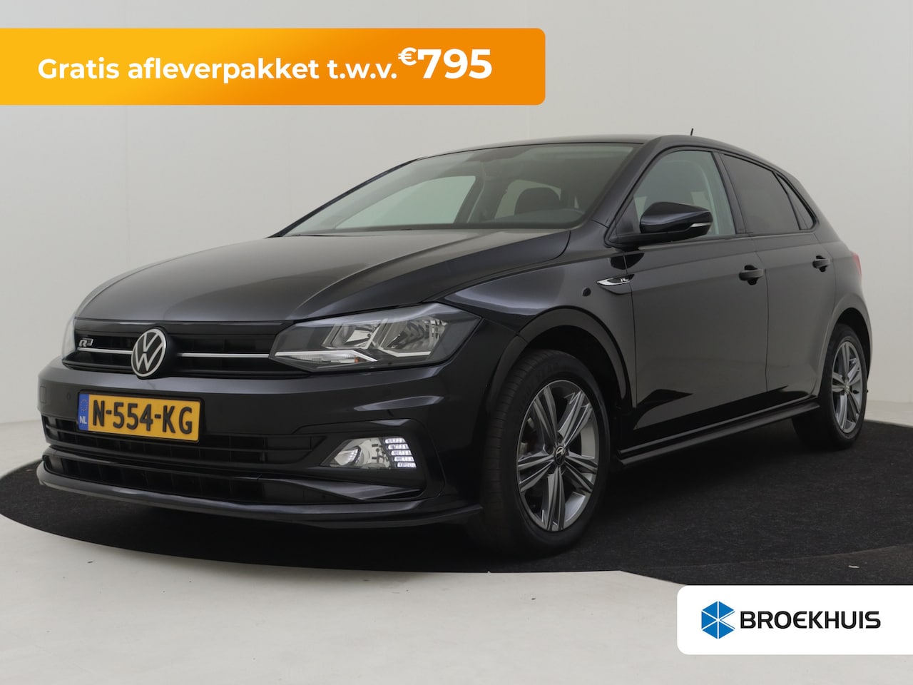 Volkswagen Polo - 1.0 TSI R-Line Edition 96pk DSG/AUT | Adaptief cruise control | Navigatie | App connect | - AutoWereld.nl