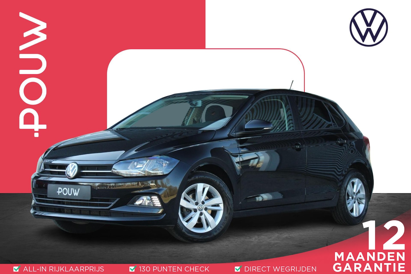 Volkswagen Polo - 1.0 TSI 95pk Comfortline | Parkeersensoren | Navigatie | Apple Carplay Android Auto | 35% - AutoWereld.nl