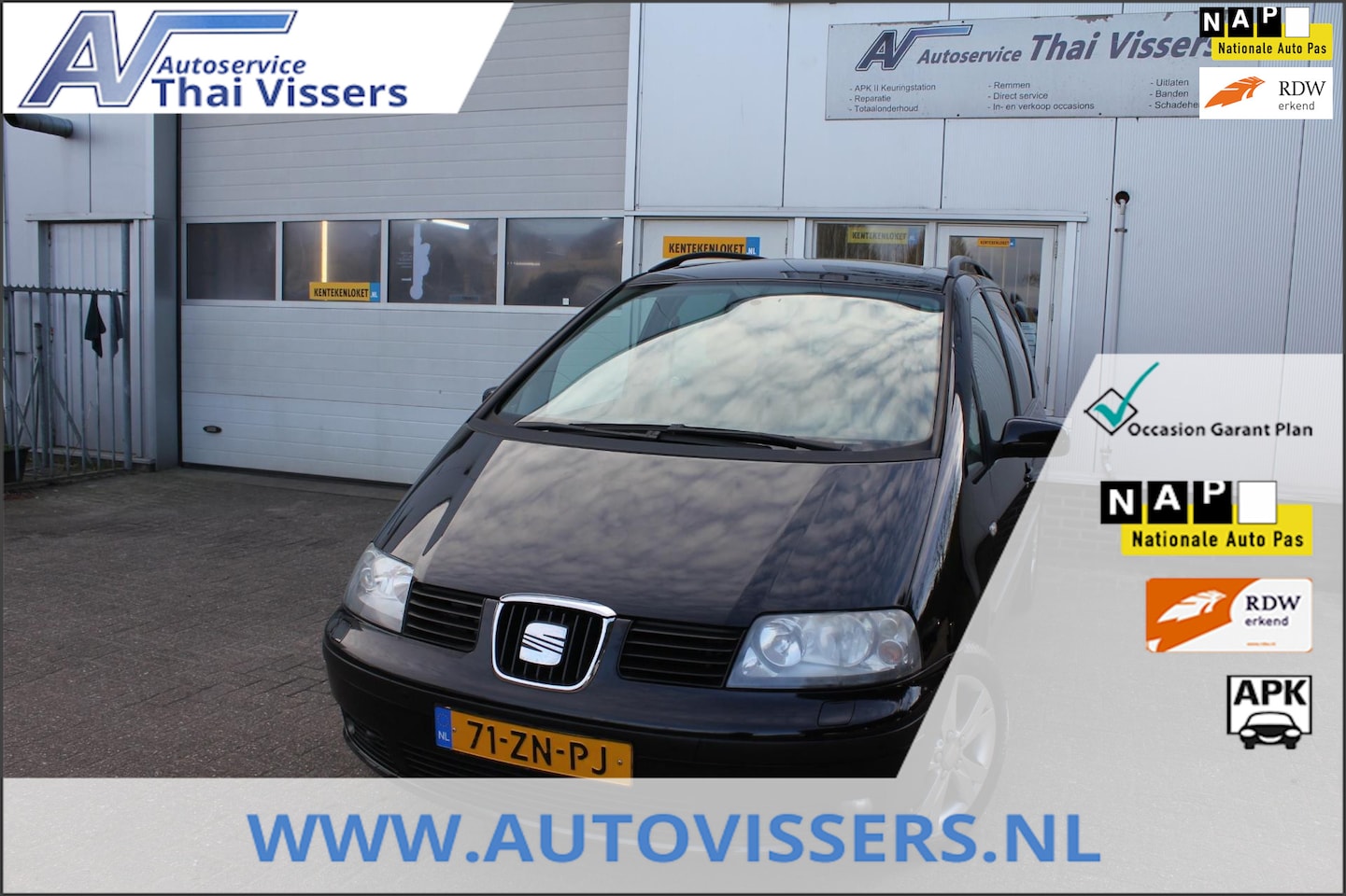 Seat Alhambra - 2.0 Youngtimer 7Zitters Clima Elektr pak Apk - AutoWereld.nl