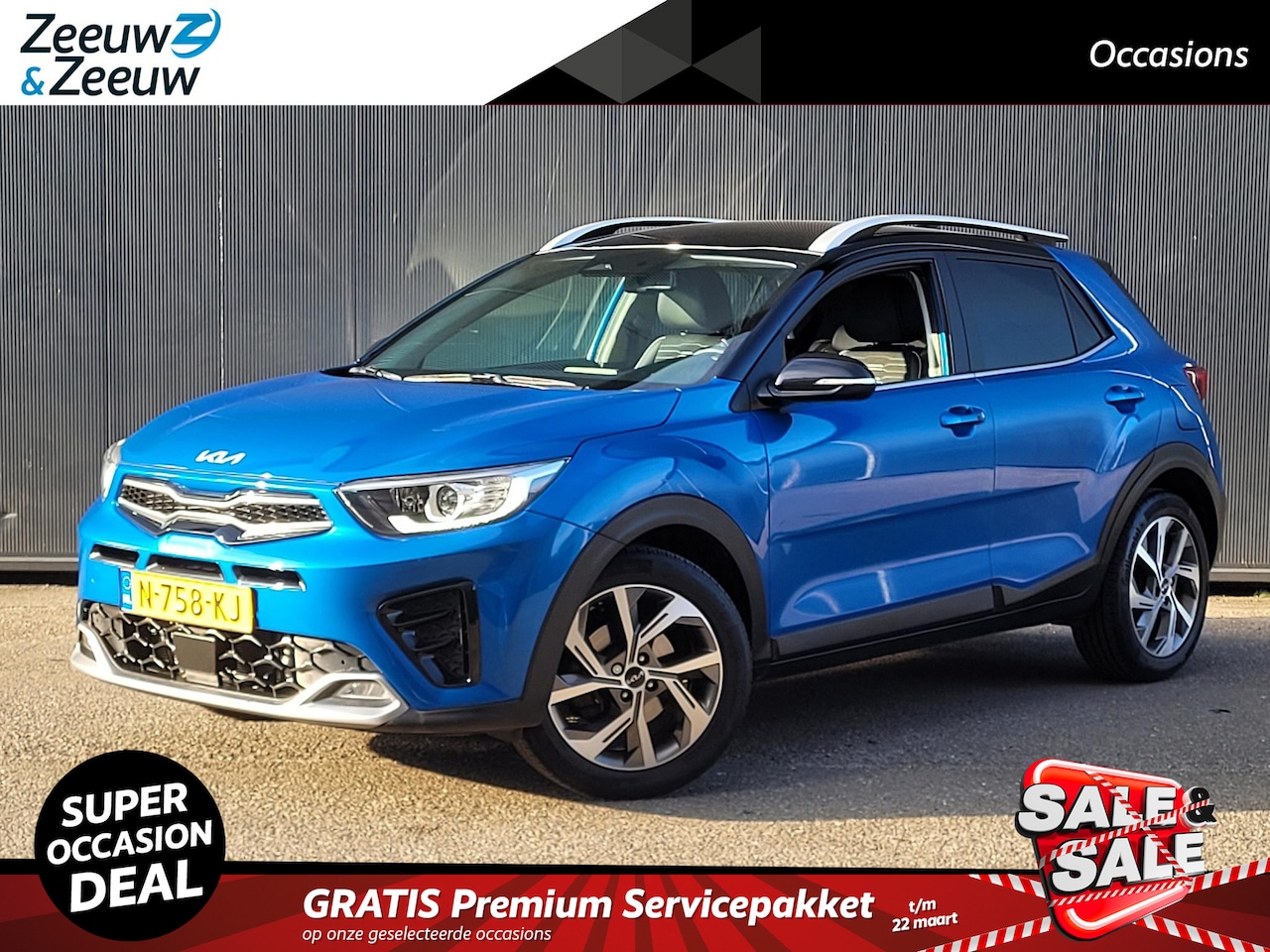 Kia Stonic - 1.0 T-GDi MHEV GT-Line 1e Eigenaar | Dealer onderhouden | Fabrieksgarantie  t/m 2-11-2028 - AutoWereld.nl