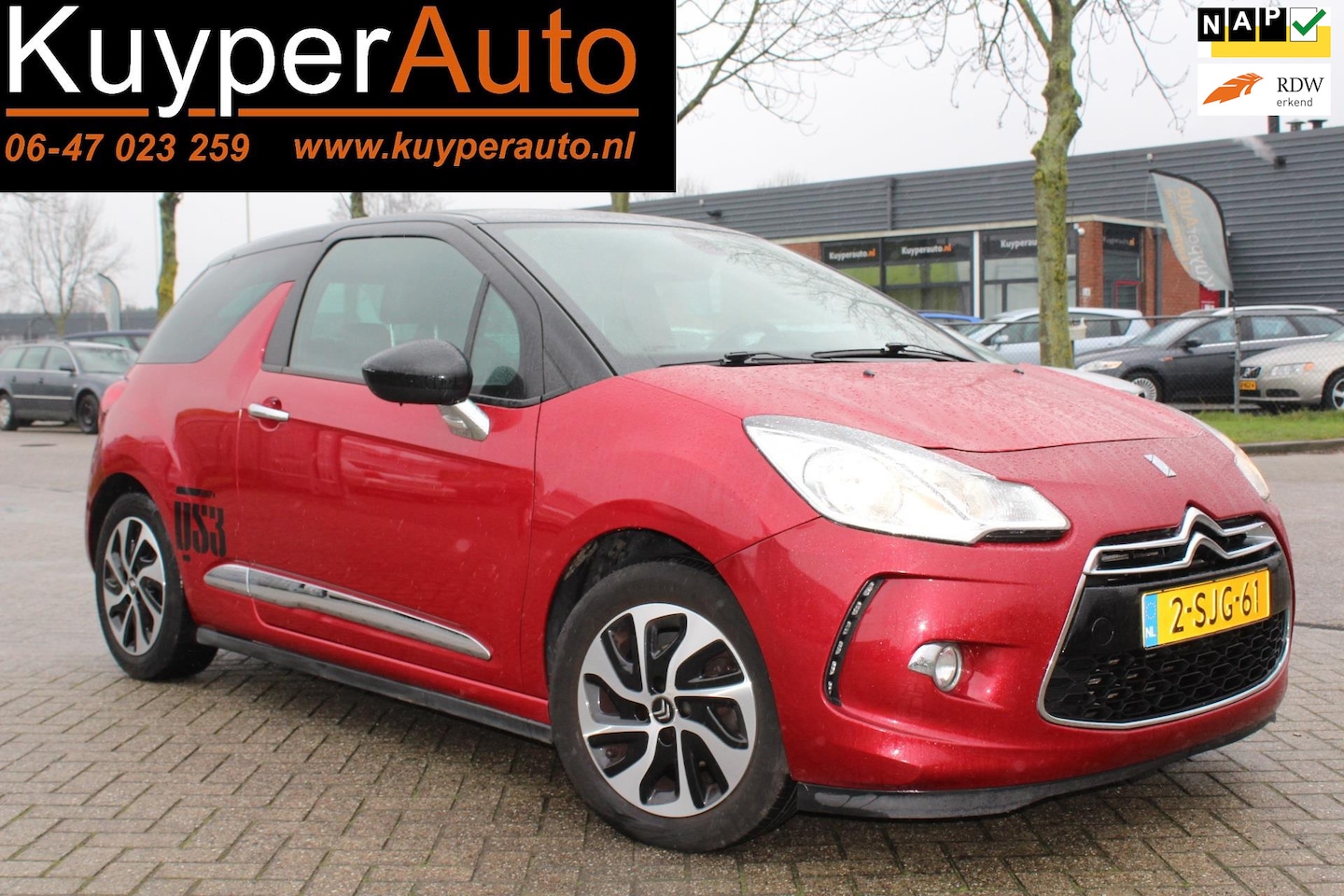 Citroën DS3 - 1.6 e-HDi Business vol leder nap - AutoWereld.nl