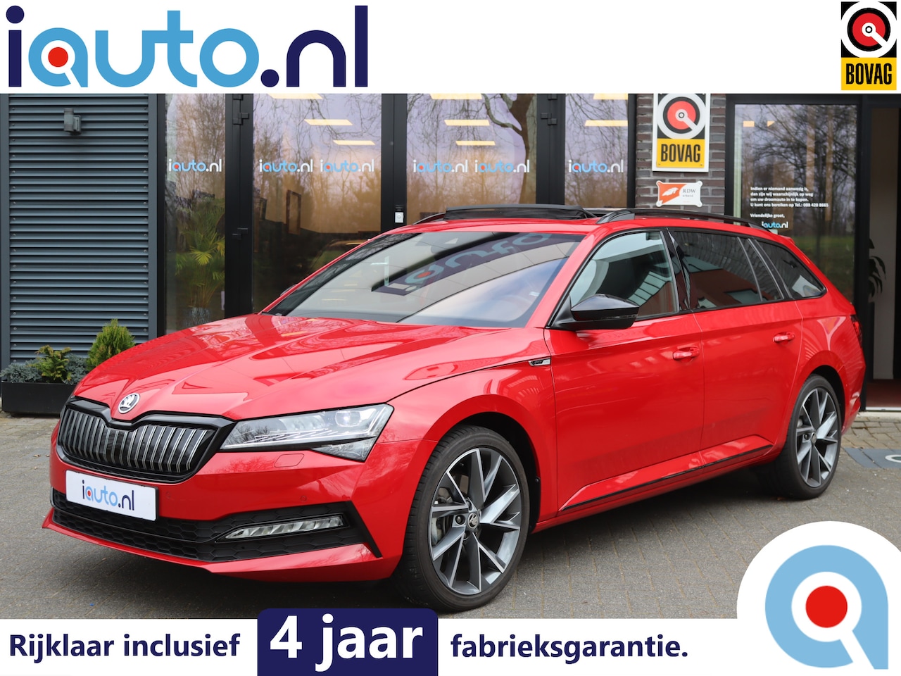 Skoda Superb Combi - 1.4 TSI iV Sportline Business Pano/LED/DCC/ACC/Columbus Navi/Camera/Elek. stoelen/Keyless/ - AutoWereld.nl