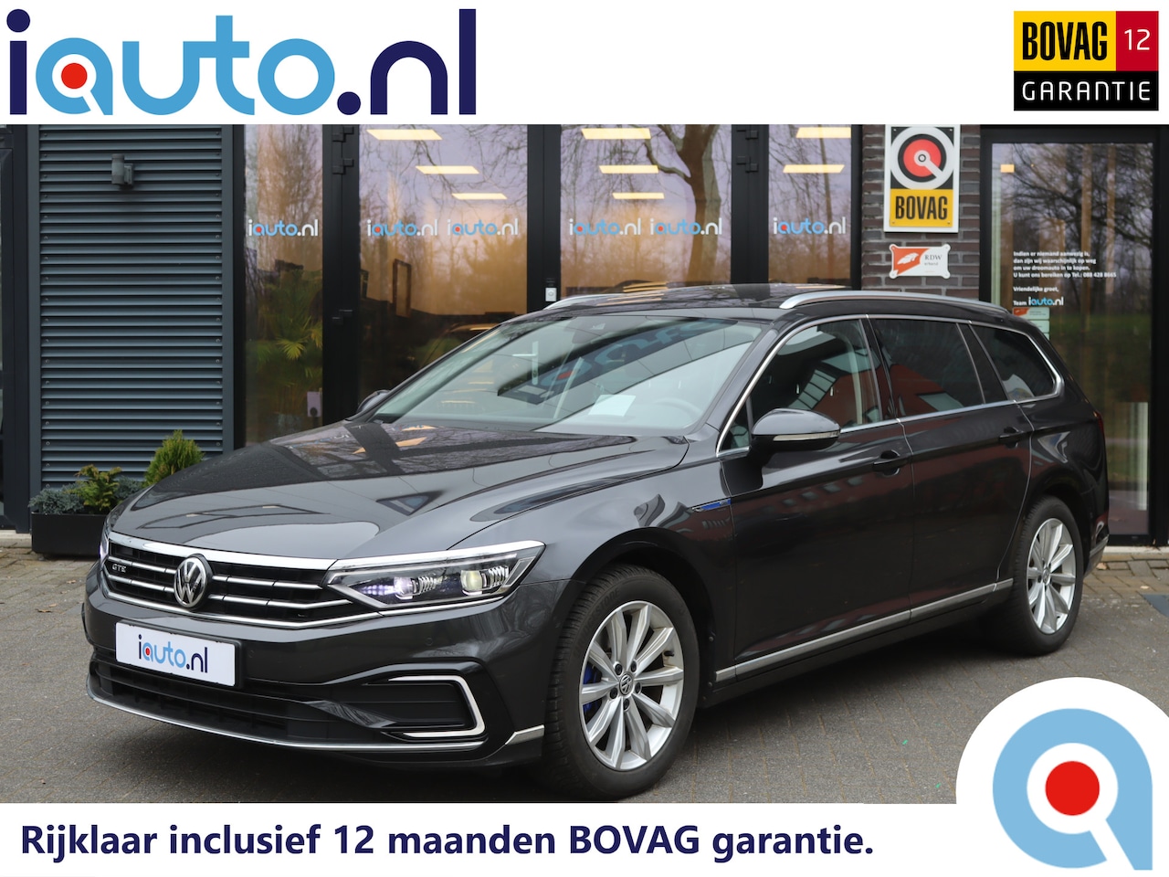 Volkswagen Passat Variant - 1.4 TSI PHEV GTE Pano/IQ.Light/Nappa Leder/Keyless/Camera/Navi Pro/Virtual Cockpit/Head-up - AutoWereld.nl