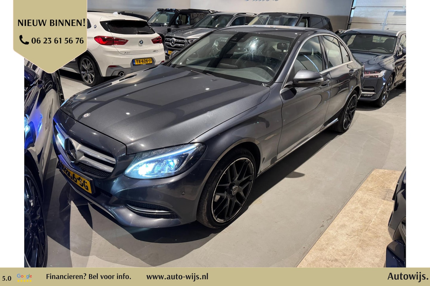 Mercedes-Benz C-klasse - 180 Prestige|AUT|Leder|Groot Navi|LEES TEKST - AutoWereld.nl