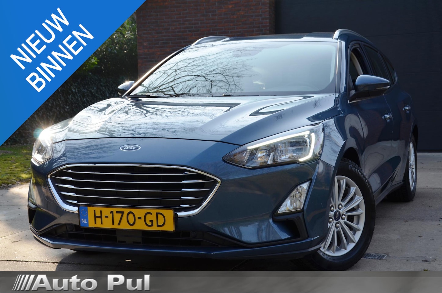 Ford Focus Wagon - 1.0 EcoBoost Titanium Business Navi/Pdc/Ecc/Led/Stoel stuur & ruitverwarming/Cr-Controle/L - AutoWereld.nl